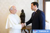 عکس: دیدار وزیر خارجۀ آمریکا با پاپ لئو چهاردهم