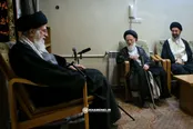 عکس: پنجره‌ای به گذشته؛ دیدار رهبر شهید انقلاب و حضرت آیت‌الله شبیری زنجانی