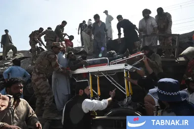 عکس: حمله تروریستی به قطار نظامی در کویته پاکستان