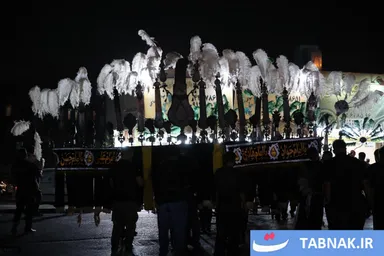 عکس: عزاداری شب تاسوعای حسینی در محله باغ فیض تهران