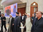 عکس: نوه امام و رئیس قوه قضایه در مراسم سالگرد ارتحال