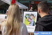 عکس: برگزاری مراسم یادبود۱۶۸ دانش‌آموز شهیدمیناب در هامبورگ آلمان