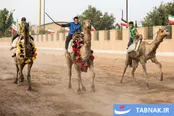عکس: مسابقات شترسواری در شاهدیه یزد