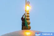 عکس: برگزاری آیین اذن عزا و سنت «صلا» در حرم مطهر رضوی