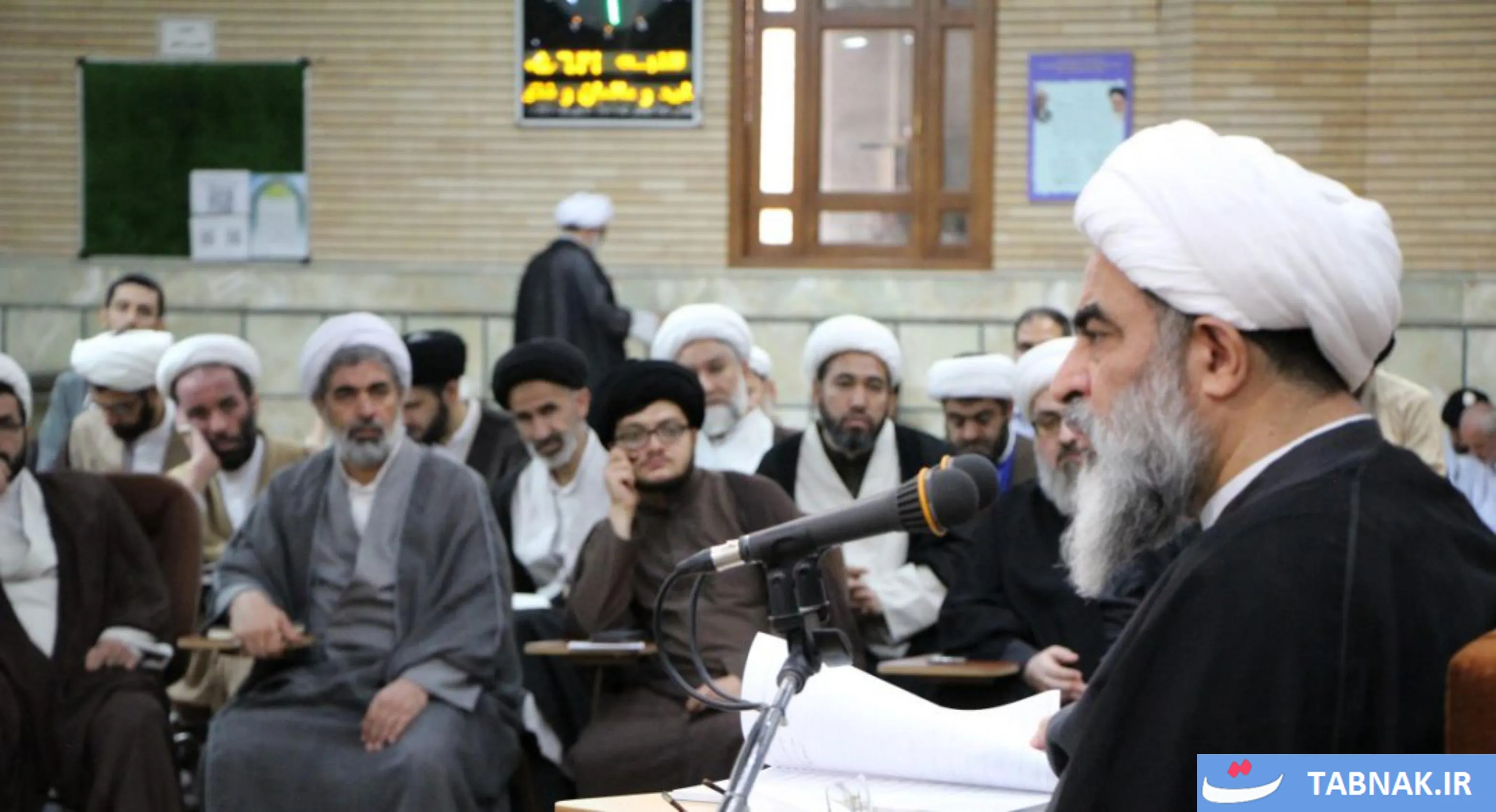 عکس: برگزاری درس خارج اصول آیت الله فاضل لنکرانی