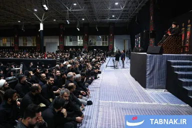 عکس: اولین شب مراسم عزاداری ماه محرم در جوار محل عروج قائد شهید