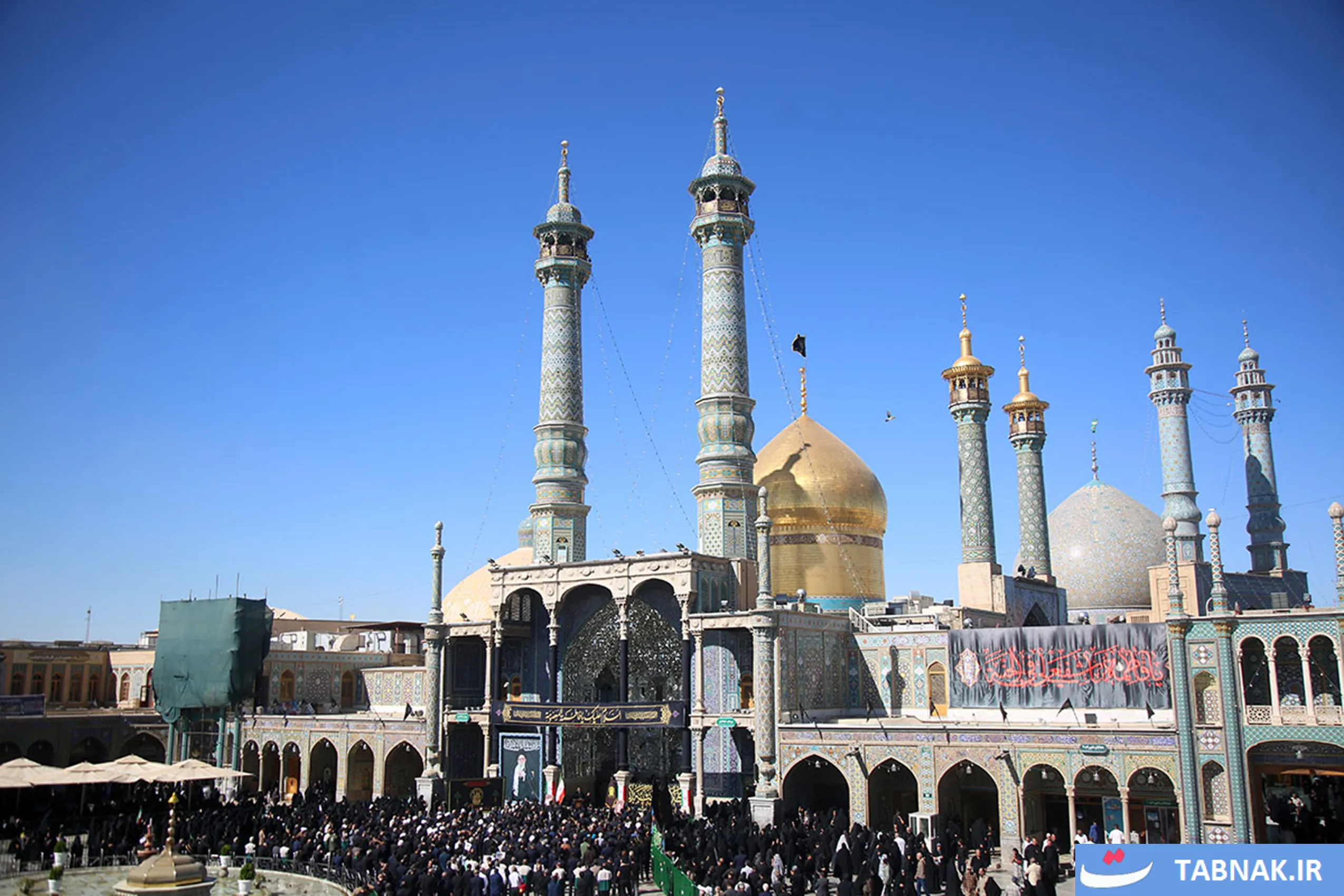عکس: دسته عزای خادمان حرم کریمه اهل بیت(ع)