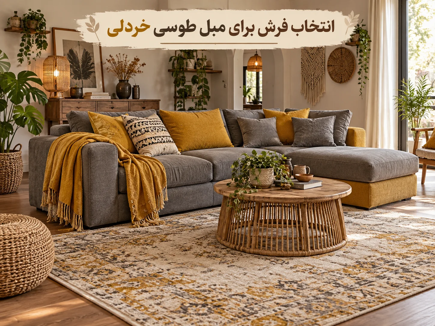 مبلمان طوسی با چه فرشهایی ست میشه؟ مبلمان طوسی با چه فرشهایی ست میشه؟