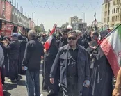عکس: رئیس کل بانک مرکزی در مراسم تشییع رهبر شهید