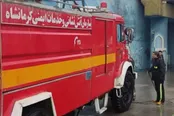 مهار حریق سنگین فروشگاه لوازم ساختمانی در کرمانشاه
