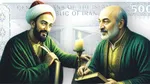 دیدار سعدی شیرازی  با رئیس دانشگاه تهران در گلستان!