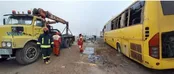انحراف اتوبوس در تهران، ۱۴ مصدوم در پی داشت