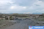 عکس: حمله هوایی به پل راه‌آهن امین آباد زنجان