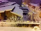 بارش سنگین برف در گلسار رشت