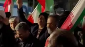 حسین یاری در تجمعات شبانه مردمی حمایت از ایران