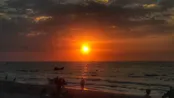 غروب خورشید-ساحل محمود آباد
