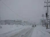 بارش شدید برف رشت