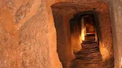 تصاویر شهر زیرزمینی کشف شده در ابرکوه یزد