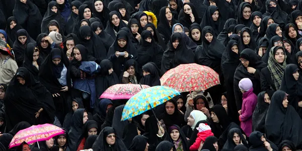 اجتماع بزرگ عزاداران حسینی در تبریز. /IRNA
