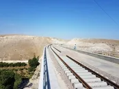 افتتاح خط راه‌آهن اردبیل به میانه توسط پزشکیان