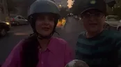 آموزش موتورسواری زنان در خیابان‌های تهران!