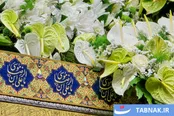 عکس: گل‌آرایی ضریح مطهر امام رضا(ع) در آستانه عید غدیر