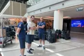 مردان والیبال ایران وارد بلگراد شدند