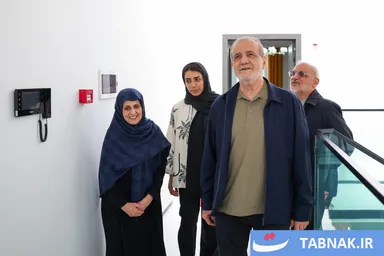 عکس: بازدید رئیس‌جمهور از شبکه بهداشت شرق تهران و مرکز کودکان بی‌سرپرست