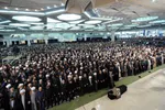 اقامه نماز رهبری بر پیکر آیت الله هاشمی شاهرودی
