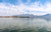 غول ریزگرد نمکی در دریاچه ارومیه بیدار شد