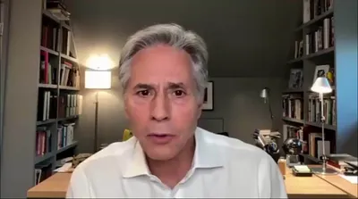بلینکن: ترامپ نمی‌تواند از گرداب ایران خارج شود