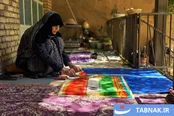 عکس: سنگر مقاومت با سوزن و نخ