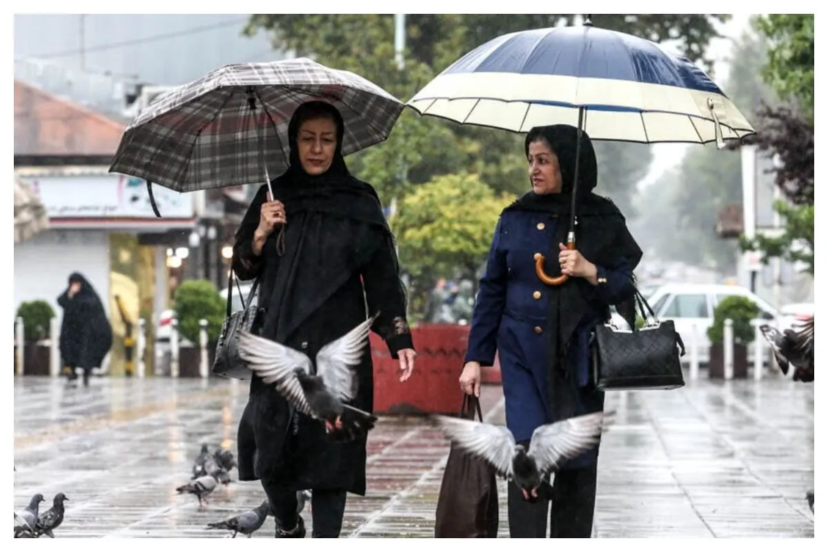 بارندگی در ۱۰ استان کشور