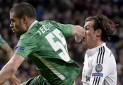 عکس روز: گرت بیل چگونه از ناحیه بینی مصدوم شد