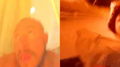 ویدیوی وحشتناک از سلفی با مرگ در لحظه اصابت پهپاد