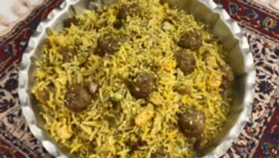 طرز تهیه پسته پلو