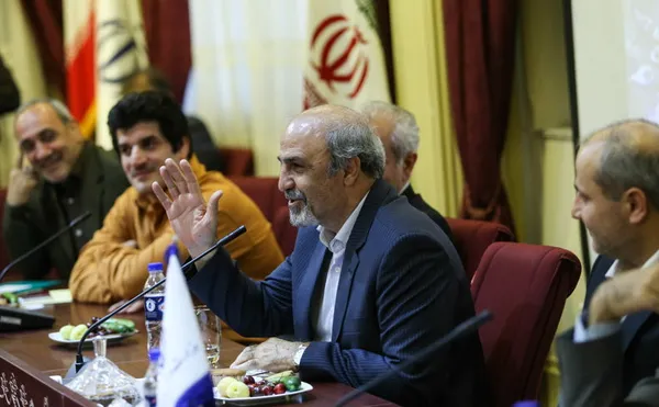 حاشیه مراسم تقدیر از قهرمانان تیم&zwnj;های ملی کشتی توسط وزیر ورزش و جوانان/ISNA
