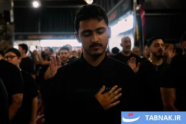 عکس: عزاداری اباعبدالله‌الحسین(ع) در جوار مزار سید حسن نصرالله