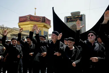 عکس: عزاداری ایام پایانی ماه صفر در حرم مطهر رضوی