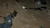 تصاویر لاشه پهپاد دشمن در ساحل ایران