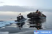 عکس: کشتی صهیونیستی توقیف شده توسط سپاه