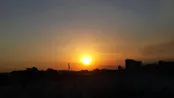 غروب خورشید در تهران