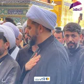 حضور دبیرکل عصائب اهل حق در تشییع رهبر شهید
