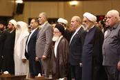 عکس: آیین بزرگداشت چهلمین روز خاکسپاری رهبر شهید انقلاب در عراق