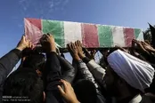 پیکر ۷ شهید گمنام در گلستان تشییع می‌شود