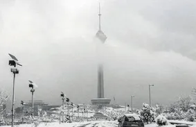 تهران یخ زد