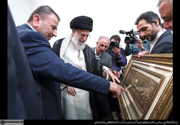 دیدار رهبری با هیاتی از حماس