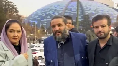 تصاویر دورهمی بازیگران سریال «آوای باران»